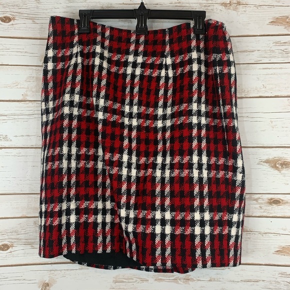Talbots Dresses & Skirts - Talbots Woman 14W lined wool blend plaid skirt